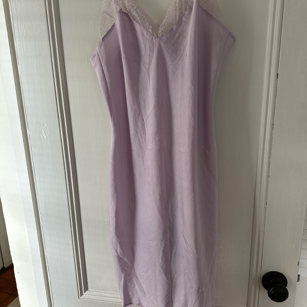Victoria's Secret Purple Chemise with Spaghetti Straps